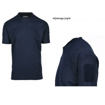 t-shirt tactical quick dry, korte mouw, donker blauw