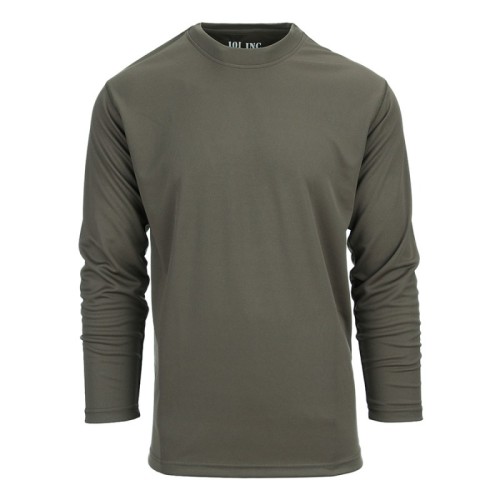 t-shirt tactical quick dry, lange mouw