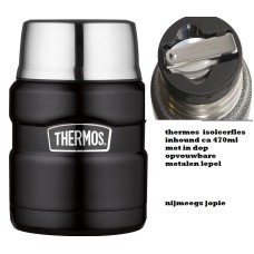 thermos isoleerfles, met grote opening voor voedsel