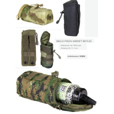 Molle pouch voor water of airsoft BB fles, voor 0,5 liter waterflesje