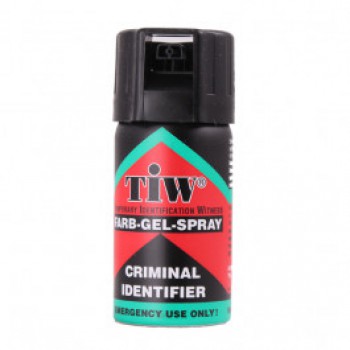 verdedigings spray TIW, gekleurde verf om aanvaller te markeren