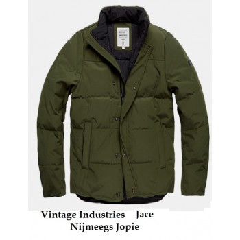 Vintage industries winterjas model Jace, groen