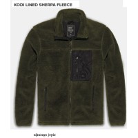 fleece jas, Vintage model Kodi, groen