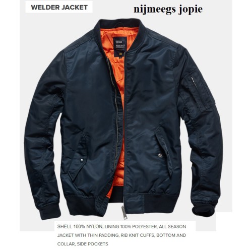 bomber MA-1, Vintage zomer-editie, model Welder