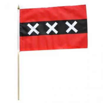 vlag op stokje amsterdam