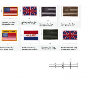 opnaaiembleem landenvlaggen 2.50, foto C