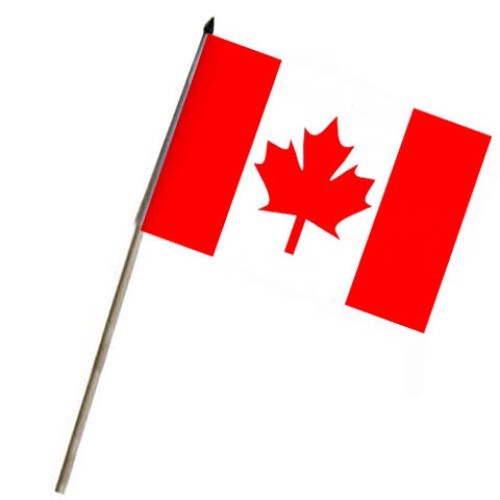 vlag op stokje canada