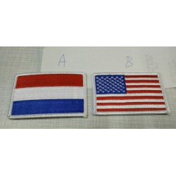 vlag embleem nederland of amerika zonder velcro