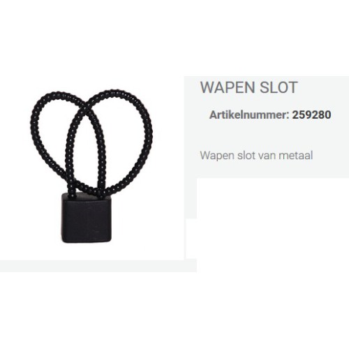 slot speciaal voor wapen