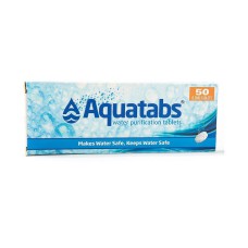 waterzuiveringstabletten, aquatabs, 50 stuks