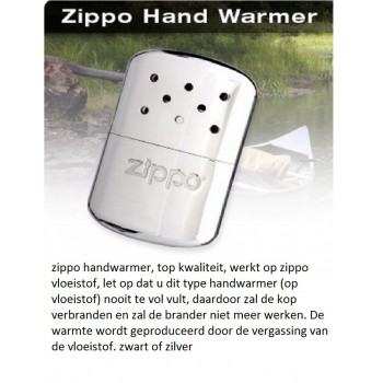 handwarmer van het merk zippo, top kwaliteit, op fuel