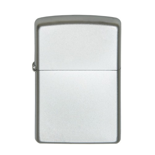 aansteker zippo original Satin Chrome, inclusief flesje zippo-fuel (A)