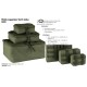 opbergtasjes met of zonder molle, set van 3, TF2215, packing-cubes, organizer set opbergtasjes met of zonder molle, set van 3, TF2215, packing-cubes, organizer set