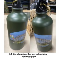 drinkfles aluminium 4-daagse, ca 0,5 liter, bidon