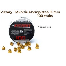 patronen voor alarmpistool 6mm, per 100 in doosje, Victory