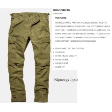 bdu broek, groen, vintage, legerbroek, zie info bij omschrijving