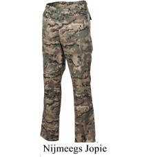 bdu broek, legerbroek met zijzaken, multi camo, operation camo
