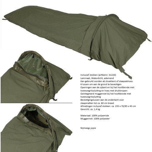 tent, 1 persoons Bivi tent met boogje, MFH