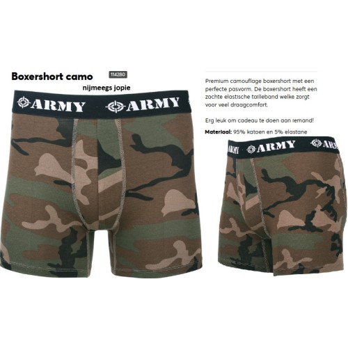 onderbroek, Boxershort, woodland, boxer short, army