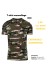 Aanbieding: t-shirt camo  groen camouflage, vanaf maat medium leverbaar