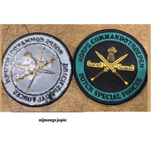 embleem commando rond, doornee ca 8cm
