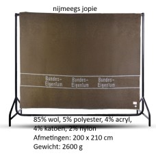 deken 1a2 persoons, 80% wol, ca 200x210 cm, extra groot