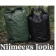 drybag drysack, 45 liter, groen, dun nylon