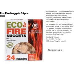 fire tinders Eco, 24 stuks in doosje fire tinders Eco, 24 stuks in doosje