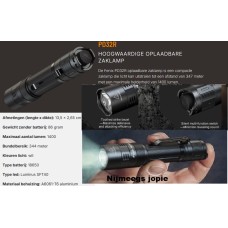 fenix PD32R, zaklamp