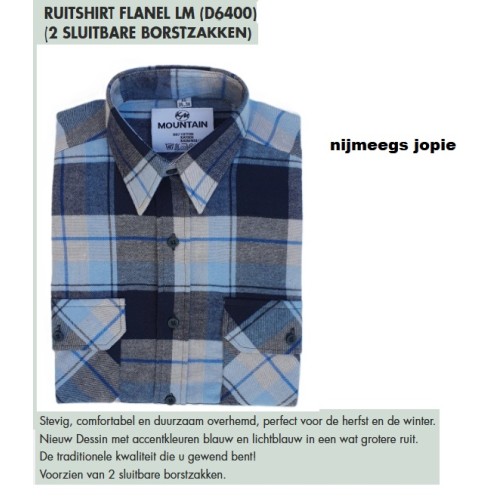flanel blouse, kleur 6400, alle maten leverbaar, Extra lange versie, 100% katoen. XS tot en met XXXL flanel blouse, kleur 6400, alle maten leverbaar, Extra lange versie, 100% katoen. XS tot en met XXXL