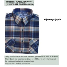 flanel blouse, kleur 6401, alle maten leverbaar, Extra lange versie, 100% katoen. XS tot en met XXXL flanel blouse, kleur 6401, alle maten leverbaar, Extra lange versie, 100% katoen. XS tot en met XXXL