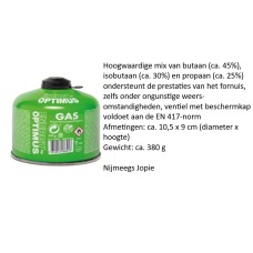 gasbusje met schroefdraad bevestiging ca. 230/240 gram, coleman
