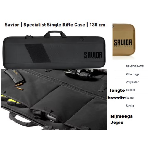 Geweer tas Savoir 130 cm