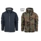 regenjas, hardshell jas, groen, zeer goed waterdicht, dun goretex-achtig materiaal