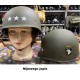 helm kunst-stof binnenhelm, replica US/NL met print: 3-ster en airborne, 101st of 82nd helm kunst-stof binnenhelm, replica US/NL met print: 3-ster en airborne, 101st of 82nd