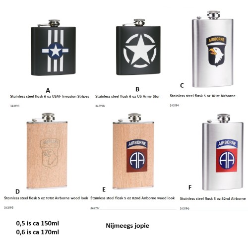 drinkflesje plat, met print drinkflesje plat, met print