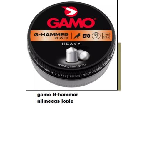 kogeltjes 4,5 mm gamo magnum G-hamer 200st