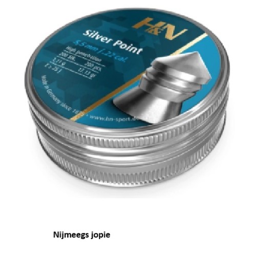 kogeltjes 5,5mm H&N Silver Point