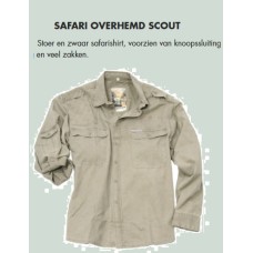 blouse katoen, model Scout, stevig katoen met verstevigde rechter schouder