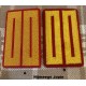 baret embleem garde grenadiers rood/geel 