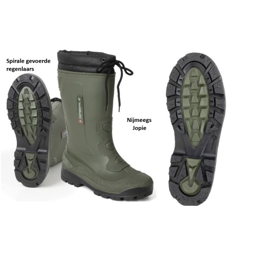 regenlaars gevoerd, spirale, met teddy-voering