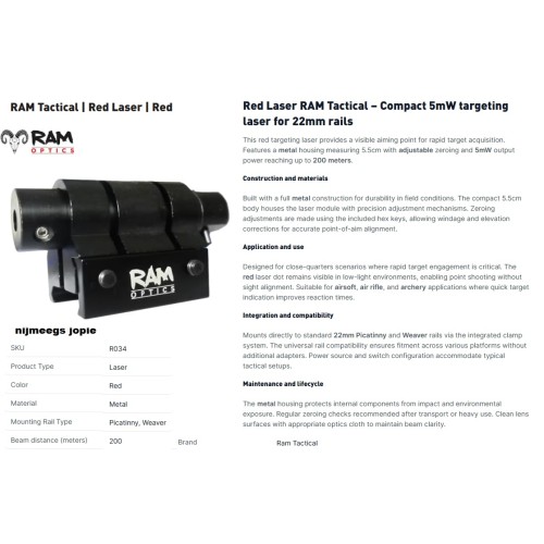 laserpointer 22mm r034