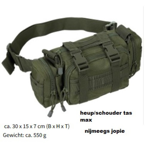 heuptas schoudertas, max groen