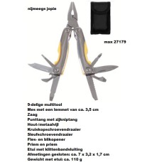 multi-tool Fox, metaal, RVS 