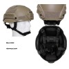 Mich airsoft helmen, zwart of groen