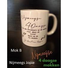 4-daagse mok, "Jij bent een topper", mok B
