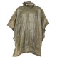 regenponcho, plastic, groen