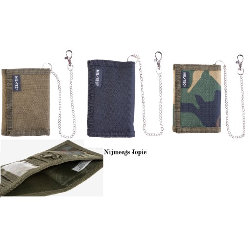 portemonee, beurs aan ketting, diverse kleuren