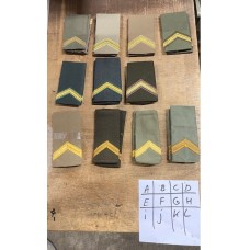 sergeant 1 gele streep, leger, rangonderscheiding sergeant 1 gele streep, leger, rangonderscheiding