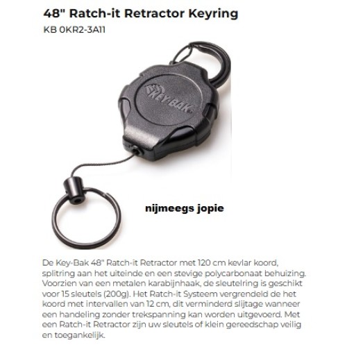 keyholder, sleutelhouder, key-bak, ratch-it 48 inch